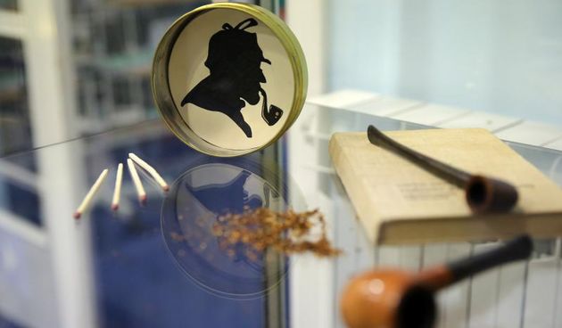 13.01.2014., Zadar – U Gradskoj knjiznici odrzava se tjedan Sherlocka Holmesa osmisljen u suradnji s britanskom udrugom Undershaw Presentation Trust. Photo: Filip Brala/PIXSELL