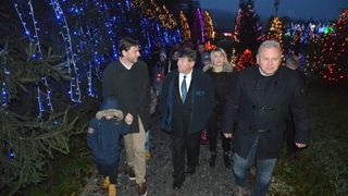 Božićna priča obitelji Salaj s rekordnih 1,88 milijuna lampica. Foto: Damir Špehar/PIXSELL