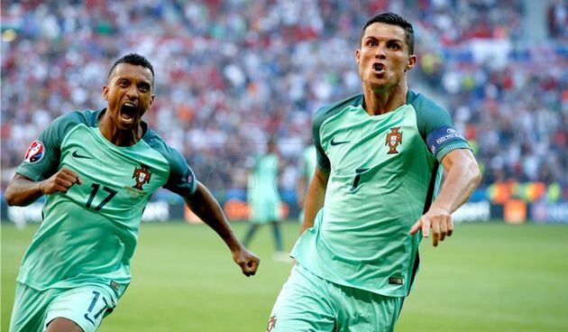 Nani i Ronaldo, foto: Hina