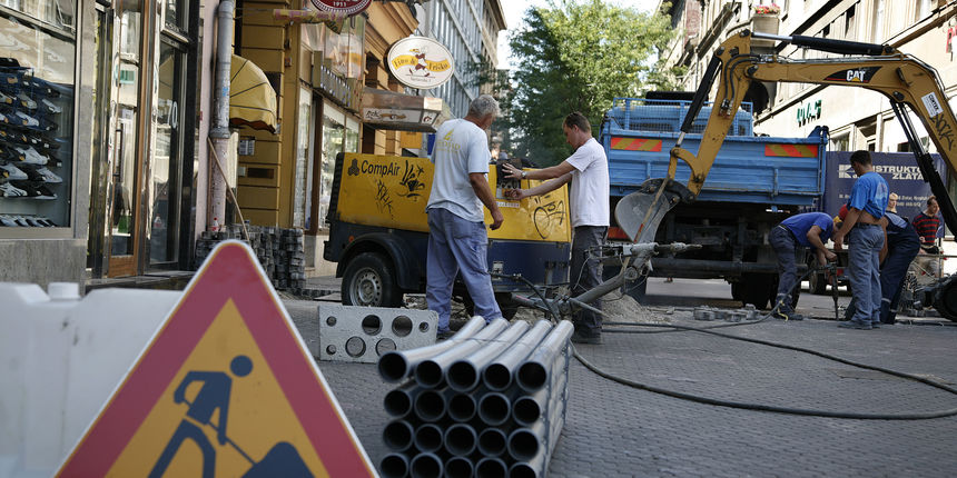 Varšavska ulica u Zagrebu – radovi (Foto: CROPIX) Varšavska ulica u Zagrebu – radovi (Foto: CROPIX)