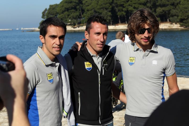 Ovo je po prvi put da jedna biciklistička world tour ekipa boravi u Hrvatskoj, a posjet je time važniji jer je riječ ekipi Tinkoff-Saxo, za koju voze neki od najboljih biciklista današnjice