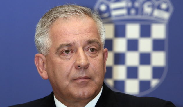 Zagreb,010709.
Banski dvori.
Izvanredna press konferencija na kojoj  je dr. Ivo Sanader dao je ostavku na mjesto premijera i sve stranacke duznosti u HDZ-u.
Foto: Damjan Tadic / CROPIX