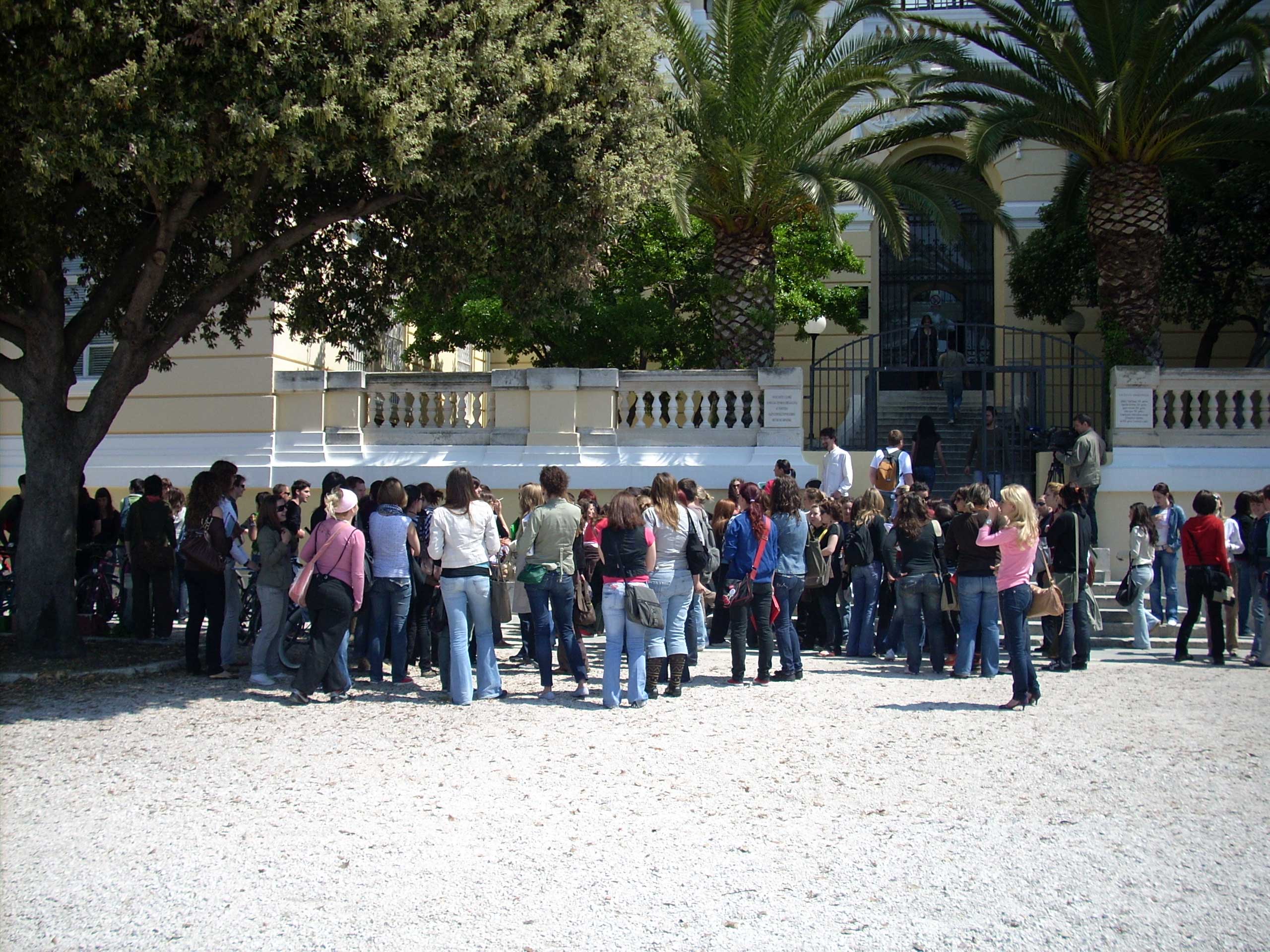 Prosvjed studenata u Zadru Prosvjed studenata u Zadru