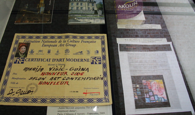 Znanstvena knjiznica: Otvorenje izlozbe Marije Visic Guina, Foto: Angelo Virag Znanstvena knjiznica: Otvorenje izlozbe Marije Visic Guina, Foto: Angelo Virag