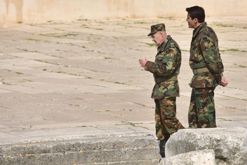 Snimanje scene iz filma “General” na zadarskom Forumu