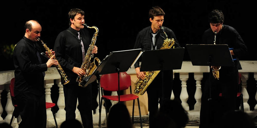 Glazbene večeri u Sv. Donatu: Koncert New Sax kvarteta, foto: N. Marčev Glazbene večeri u Sv. Donatu: Koncert New Sax kvarteta, foto: N. Marčev