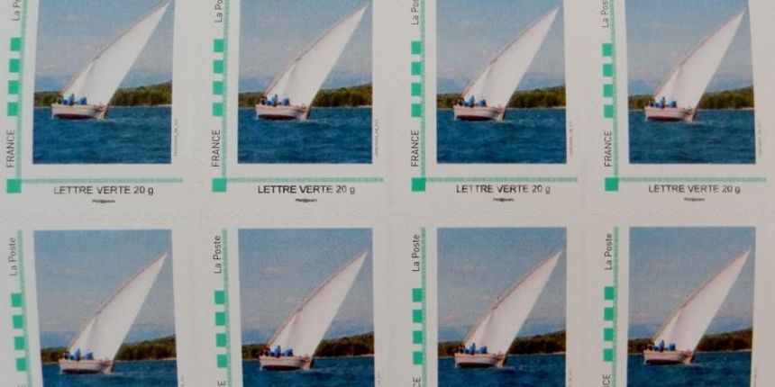 Iz Francuske stigla poštanska marka gajete “Mala Matulića”, foto: Naši Školji