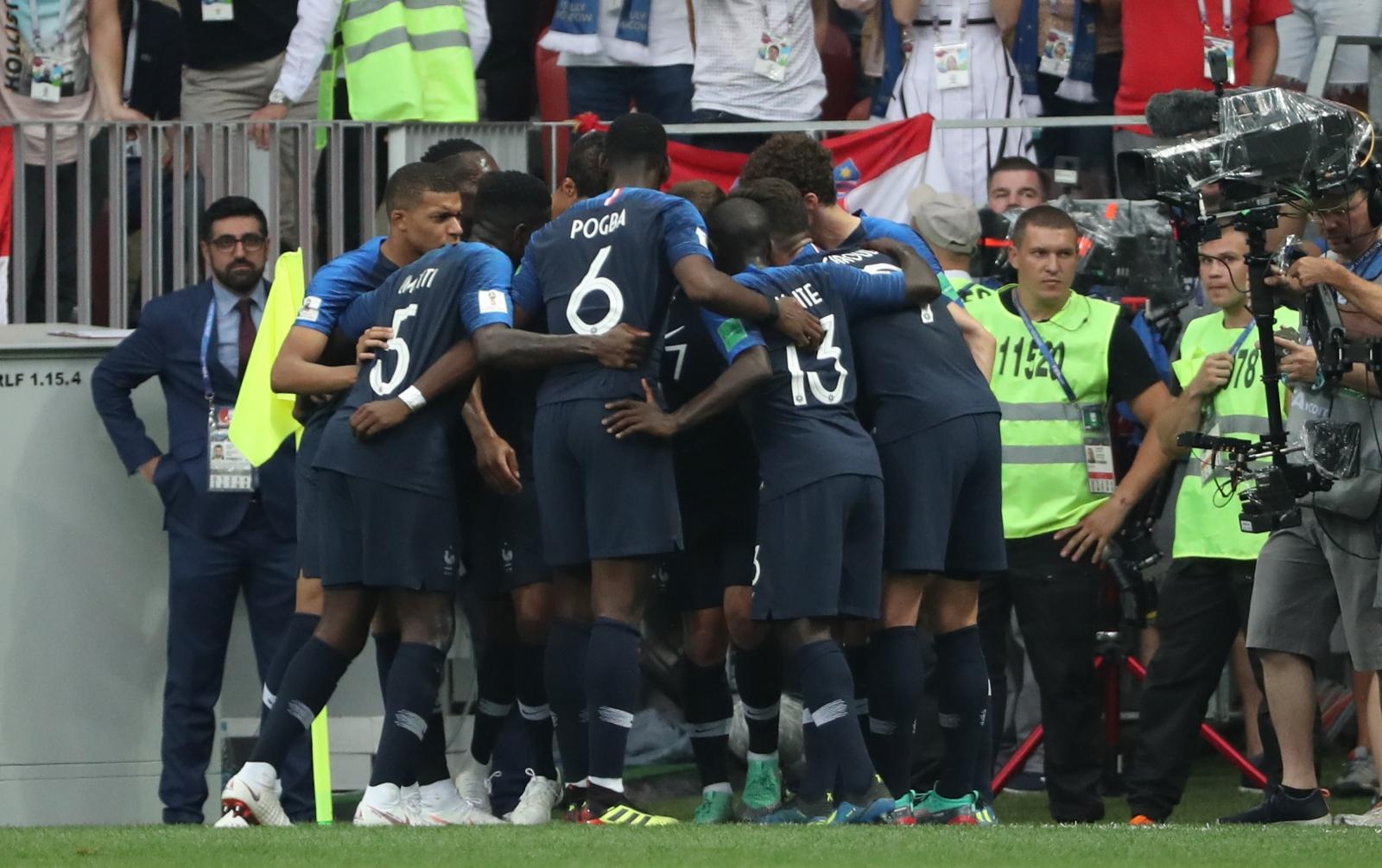 Svjetsko nogometno prvenstvo 2018., finale, Hrvatska – Francuska