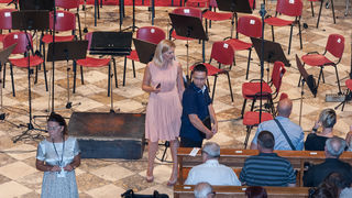 55. Glazbene večeri u Sv. Donatu: Koncert Zadarskog komornog orkestra i Romana Simovića, foto: Željko Karavida 55. Glazbene večeri u Sv. Donatu: Koncert Zadarskog komornog orkestra i Romana Simovića, foto: Željko Karavida