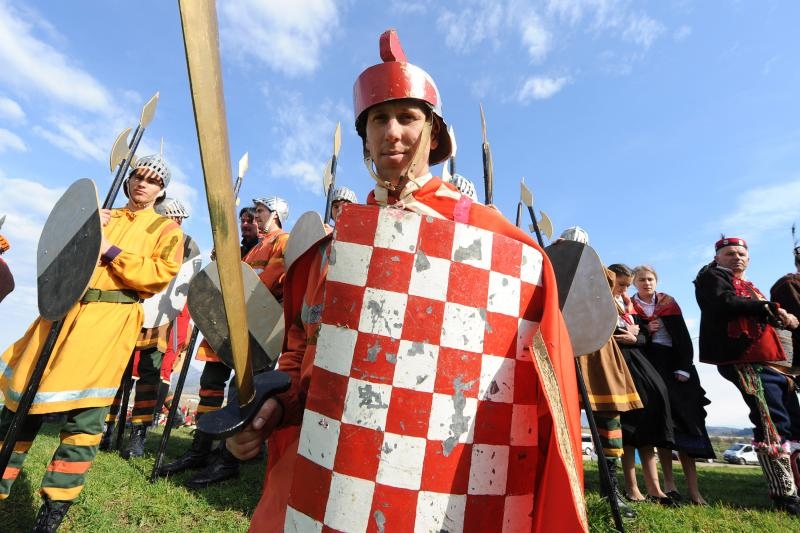 15. Festival zudija, cuvara Kristova groba odrzan je u Mlinistu u Dubrovacko-neretvanskoj zupaniji. Smotra zudija privukla je cuvare Kristova groba iz vise od 30 zupa. Photo: Hrvoje Jelavic/PIXSELL