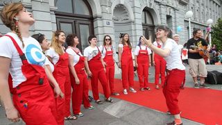 Održan je XV Zagreb Pride pod motom Još Hrvatska ni propala. Photo: PIXSELL Održan je XV Zagreb Pride pod motom Još Hrvatska ni propala. Photo: PIXSELL