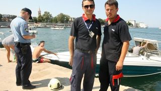 Eksplodirao gliser kod benzinske postaje na Branimirovoj obali, Foto: Dino Stanin/PIXSELL