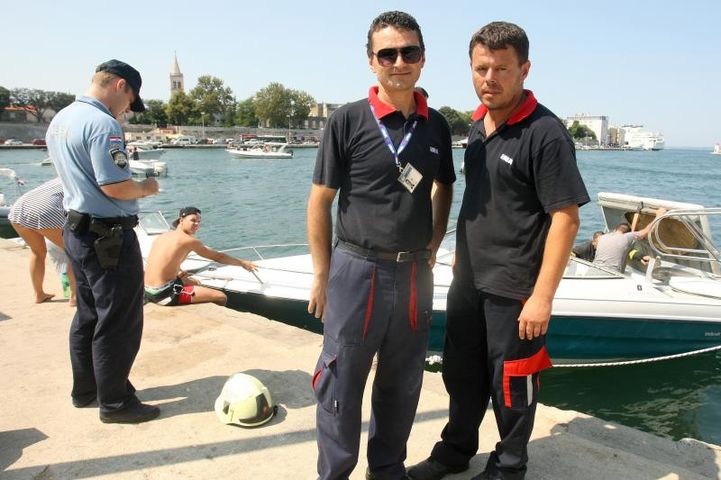 Eksplodirao gliser kod benzinske postaje na Branimirovoj obali, Foto: Dino Stanin/PIXSELL