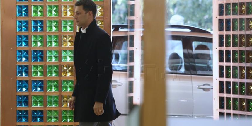 Božo Petrov na konzultacijama kod predsjednice, Foto: Hina Božo Petrov na konzultacijama kod predsjednice, Foto: Hina