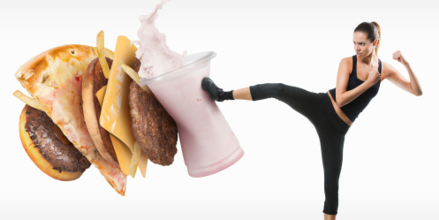 Skidanje kila, Mršavljenje, Smanjenje hrane