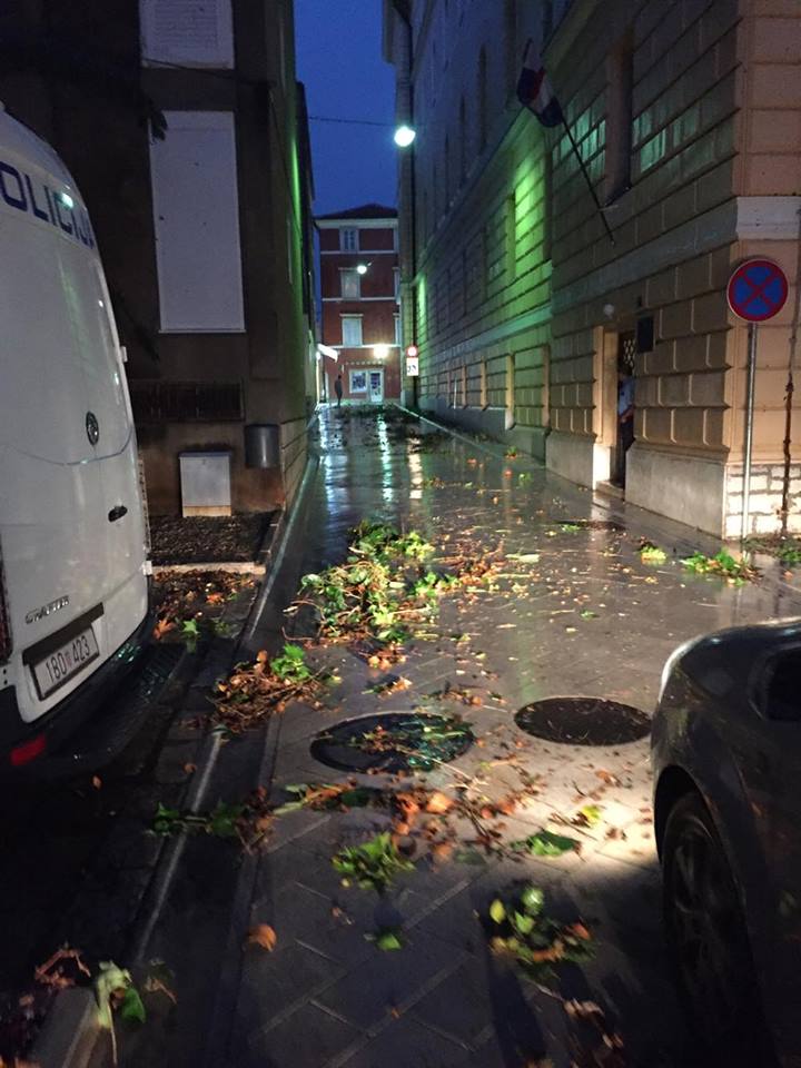 Posljedice grmljavinske nevere koja je poharala Zadar