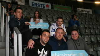 Košarkaši i navijači KK Zadar podržali akciju #birajzadar Košarkaši i navijači KK Zadar podržali akciju #birajzadar