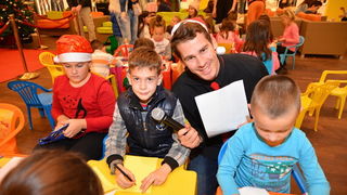 Sveti Nikola u Supernova centru 6. prosinca 2016.  Foto: Iva Perinčić