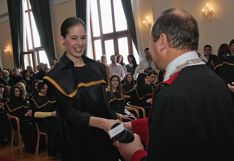 Promocija diplomiranih studenata, 7. ožujka 2009. (foto: Marin Gospić)