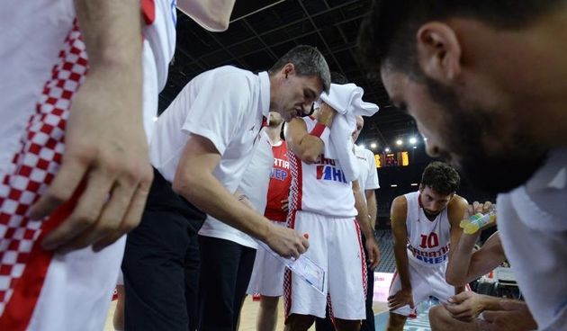 Arena Zagreb, Zagreb – Pripremni turnir za EuroBasket 2015., Hrvatska – BiH. Photo: Igor Kralj i Marko Lukunic/PIXSELL