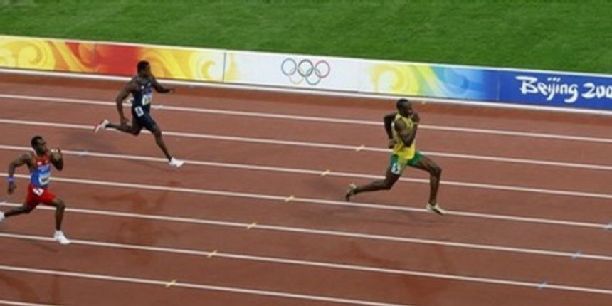 Churandy Martina, Usain Bolt, Shawn Crawford (foto: daylife.com) Churandy Martina, Usain Bolt, Shawn Crawford (foto: daylife.com)