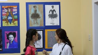 U koncertnoj dvorani Glazbene škole otvorena izložba “Likovnionica” U koncertnoj dvorani Glazbene škole otvorena izložba “Likovnionica”