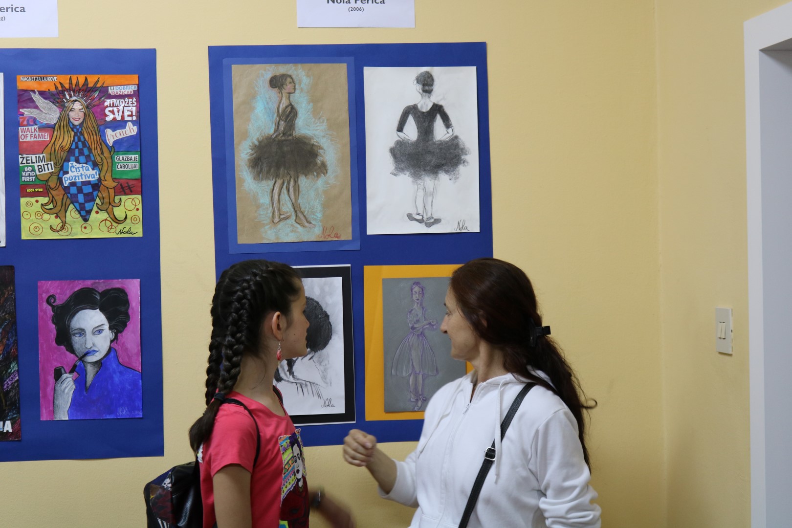 U koncertnoj dvorani Glazbene škole otvorena izložba “Likovnionica” U koncertnoj dvorani Glazbene škole otvorena izložba “Likovnionica”