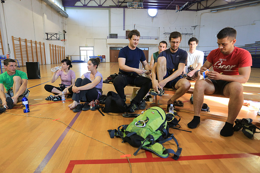 Bibinje: Natjecanje u sportskom penjanju na umjetnoj stijeni, foto: Leo Banić