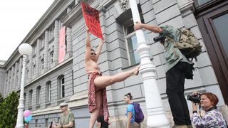 Održan je XV Zagreb Pride pod motom Još Hrvatska ni propala. Photo: PIXSELL Održan je XV Zagreb Pride pod motom Još Hrvatska ni propala. Photo: PIXSELL