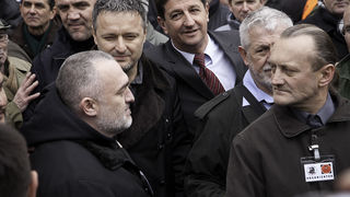 Zadarski branitelji na prosvjedu u Zagrebu 26. veljace 2011, Foto: Leo Banic Zadarski branitelji na prosvjedu u Zagrebu 26. veljace 2011, Foto: Leo Banic