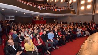 Predizborni skup koalicije “Hrvatska raste” u HNK Zadar, Foto: Dino Stanin/PIXSELL