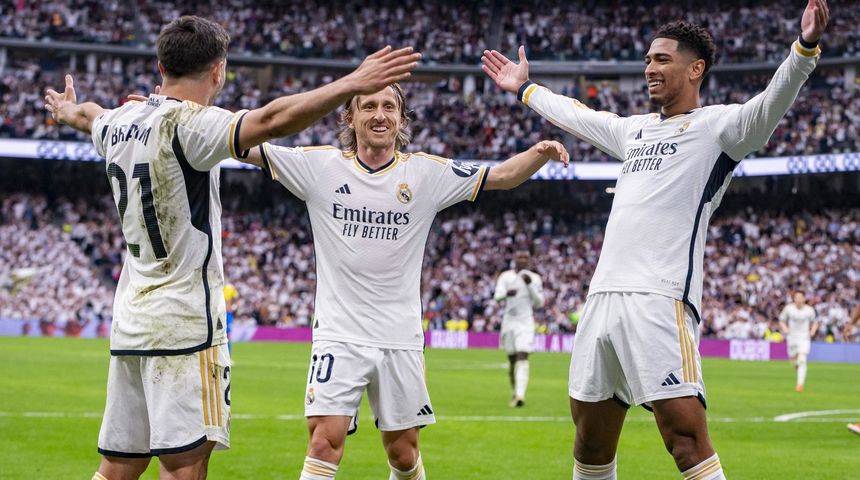 Brahim Diaz, Luka Modrić i Jude Bellngham