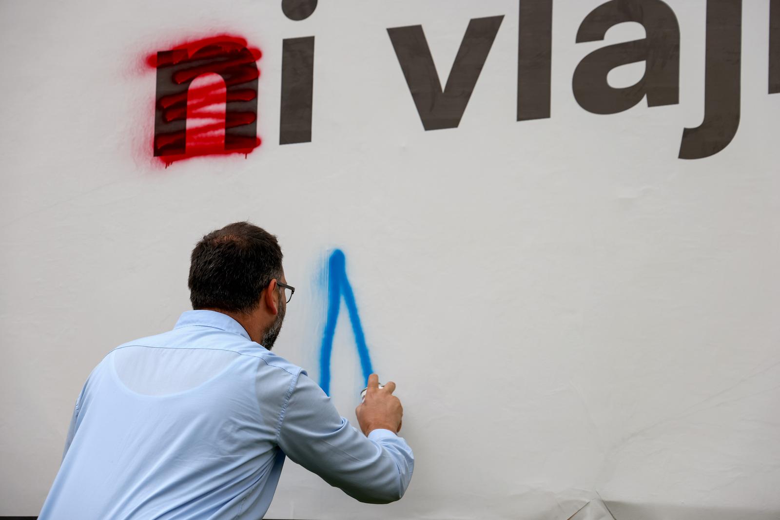 SDP-ov kandidat za zadarskog župana Jure Zubčić održao je konferenciju za novinare