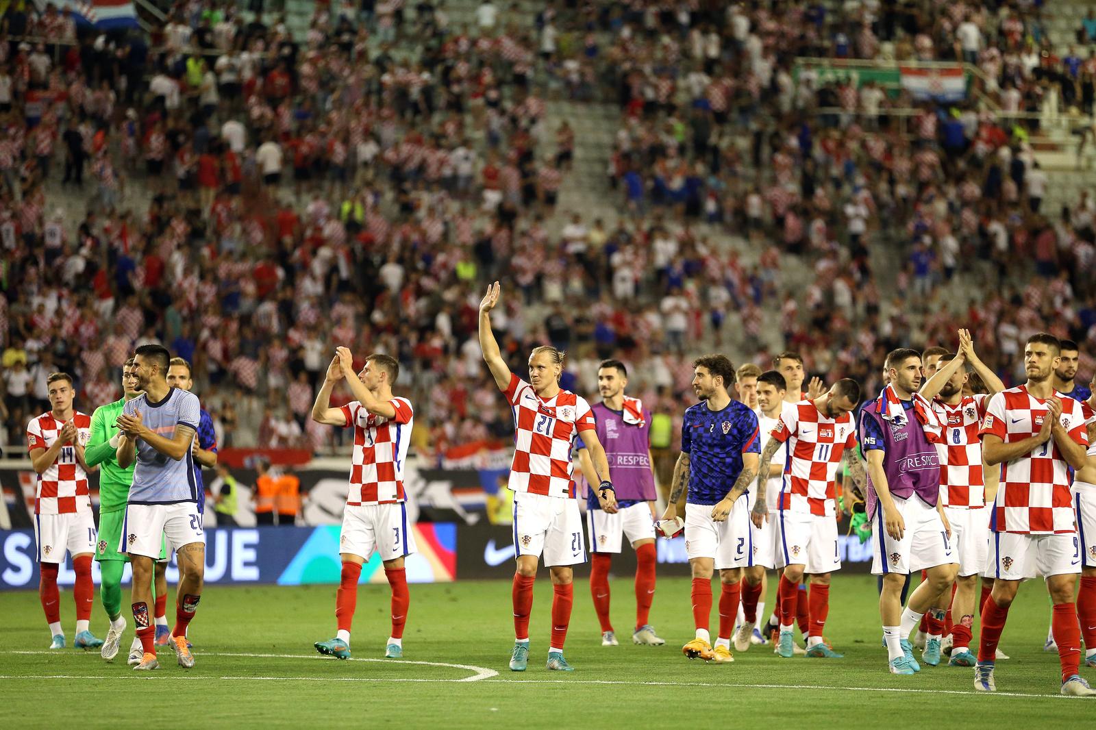 Hrvatski reprezentativci zahvalili su se navijačima na Poljudu