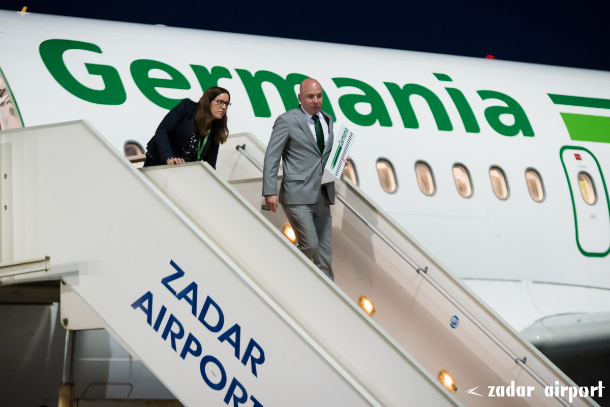 U Zračnu luku Zadar sletio prvi zrakopolov Germanie iz Zuricha U Zračnu luku Zadar sletio prvi zrakopolov Germanie iz Zuricha