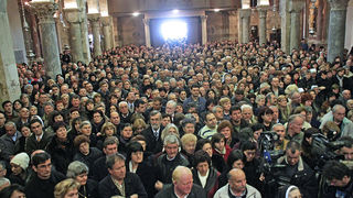 Posljednji ispraćaj nadbiskupa Ivana Prenđe (foto: Marin Gospić)
