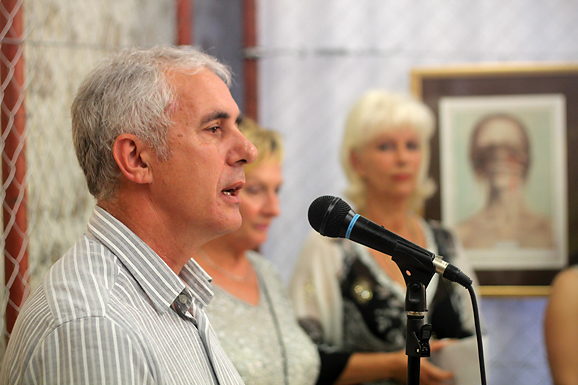 Otvorenje humanitarne izložbe Dimitrija Popovića (foto:Saša Čuka)