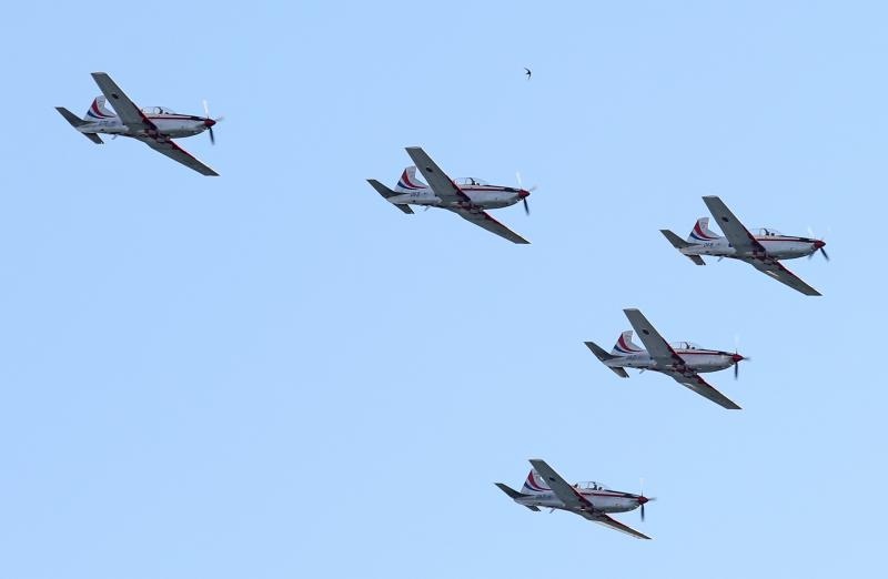 Šibenik: Akrobacijska grupa Krila oluje nakon 8 godina nastupila na Dječjem festivalu, Photo: Dusko Jaramaz/PIXSELL