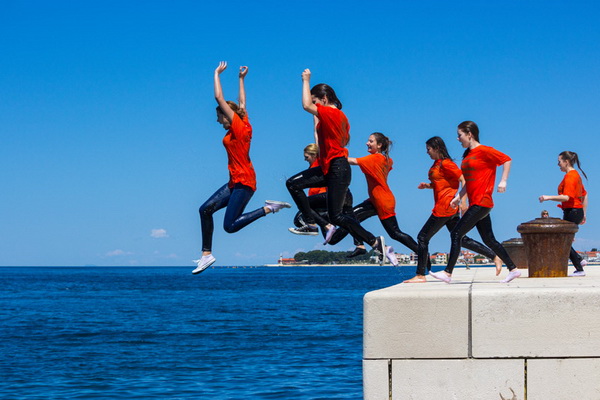 Ludijada maturanata na zadarskoj rivi 17. svibnja 2016. Foto: Bojan Bogdanić