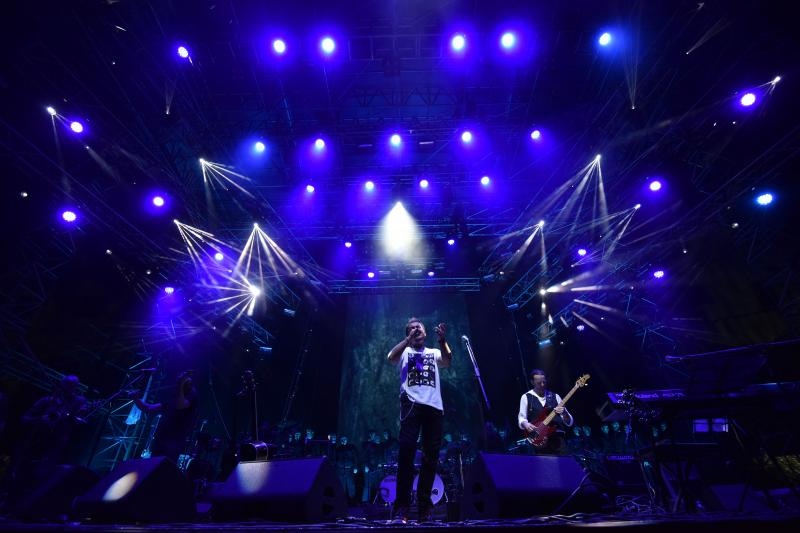Koncert Olivera Dragojevića i Zlatana Stipišića u pulskoj Areni. Kao gosti nastupili su 2CELLOS. Photo: Duško Marušić/PIXSELL