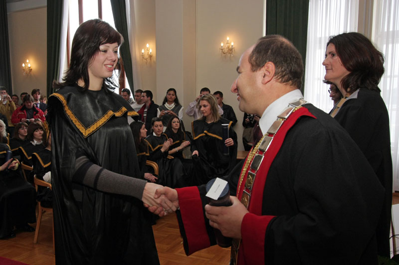 Promocija diplomiranih studenata, 7. ožujka 2009. (foto: Marin Gospić)