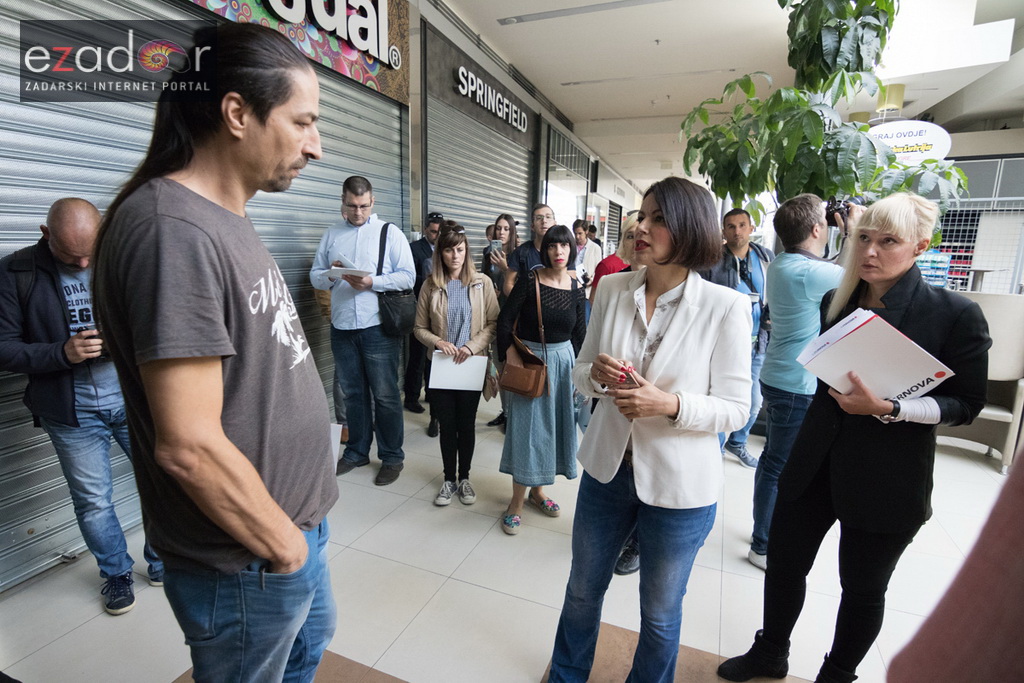 Novinari obišli objekt trgovinskog centra Supernova Zadar