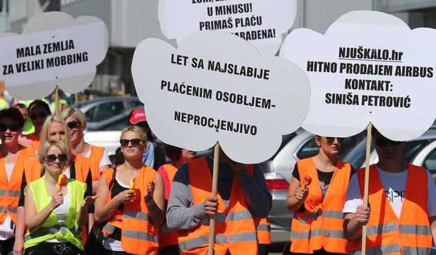 Croatia Airlines štrajk