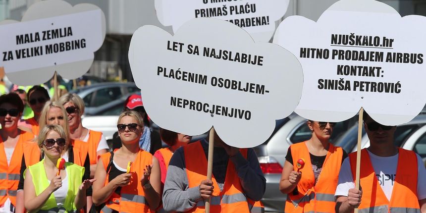 Croatia Airlines štrajk