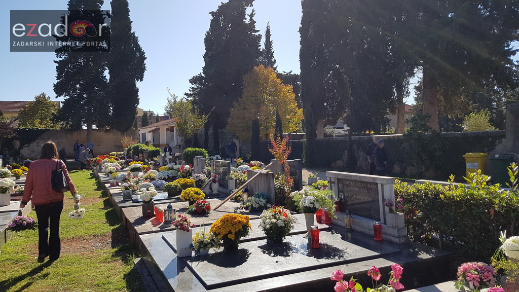 Blagdan Svih svetih na zadarskim grobljima