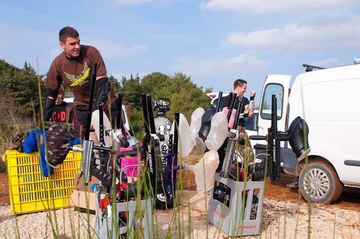 Paintball Team Brabori u akciji, Foto: Leo Banic