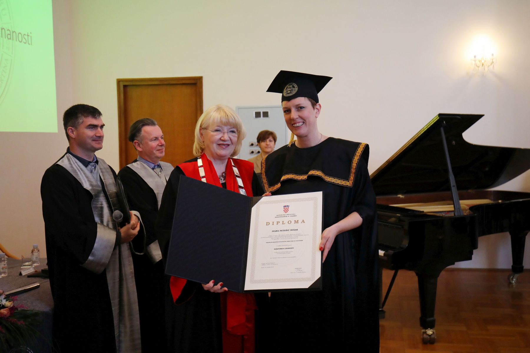 Promocija doktora znanosti na Sveučilištu u Zadru Promocija doktora znanosti na Sveučilištu u Zadru