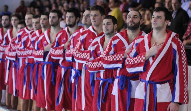 14.01.2013., Sibenik – FINA, Svjetska liga u vaterpolu, Hrvatska – Madjarska. Photo: Hrvoje Jelavic/PIXSELL