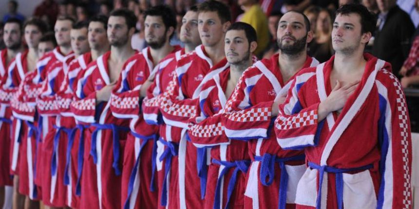 14.01.2013., Sibenik – FINA, Svjetska liga u vaterpolu, Hrvatska – Madjarska. Photo: Hrvoje Jelavic/PIXSELL