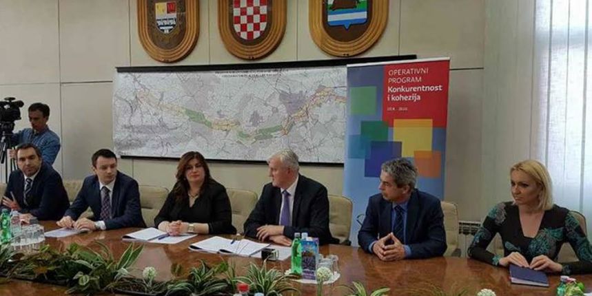 Ministrica Gabrijela Žalac i bibinjski načelnik Bruno Bugarija